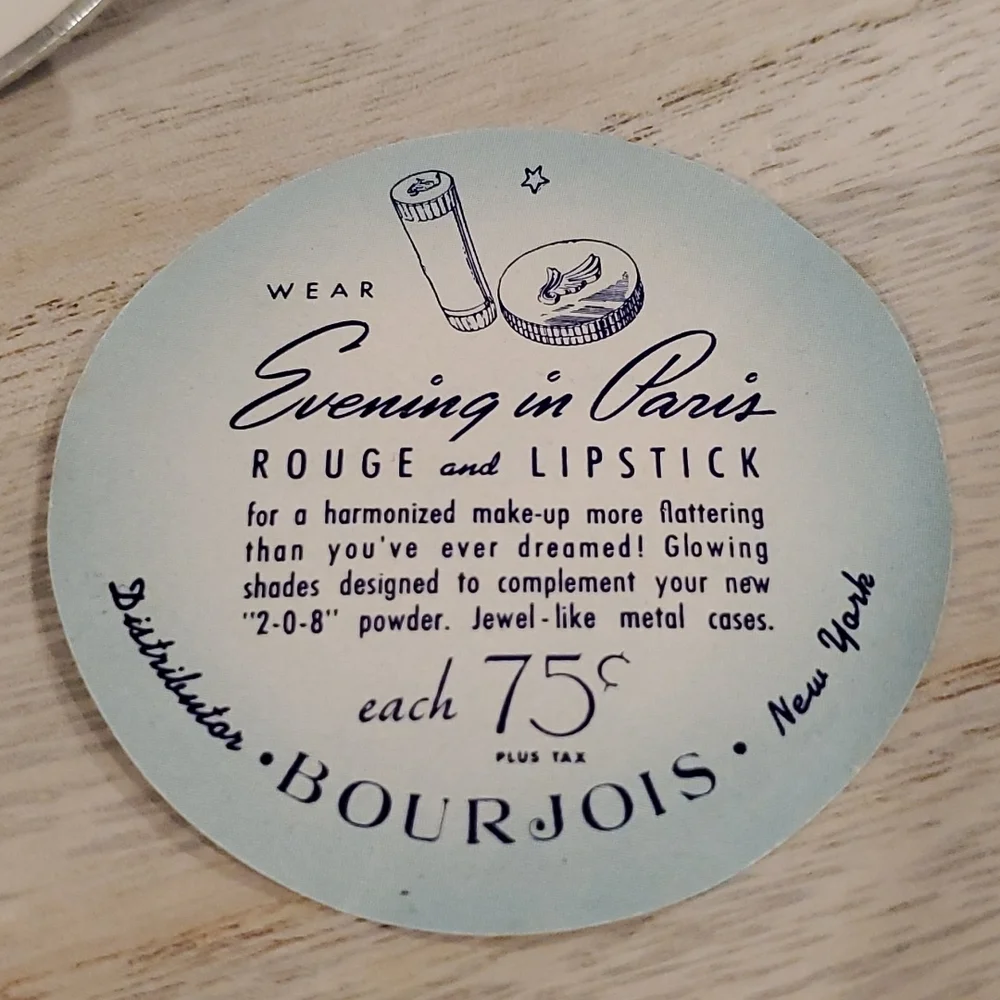 ''Evening in Paris' Bourjois Rose Indian New unopened HTF Vintage Retro